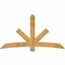 Ekena Millwork Alberta Rough Sawn Timber Gable Bracket, Western Red Cedar, 84"W x 45"H x 2"D x 6"F, 13/12 Pitch GBW084X45X0206ALB00RWR - alternate 1